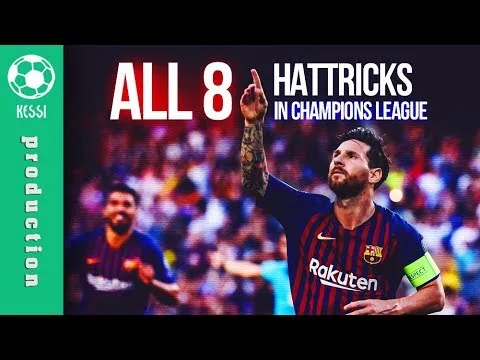 Leo Messi ● 8 HATTRICKS in Champions League – All Goals
