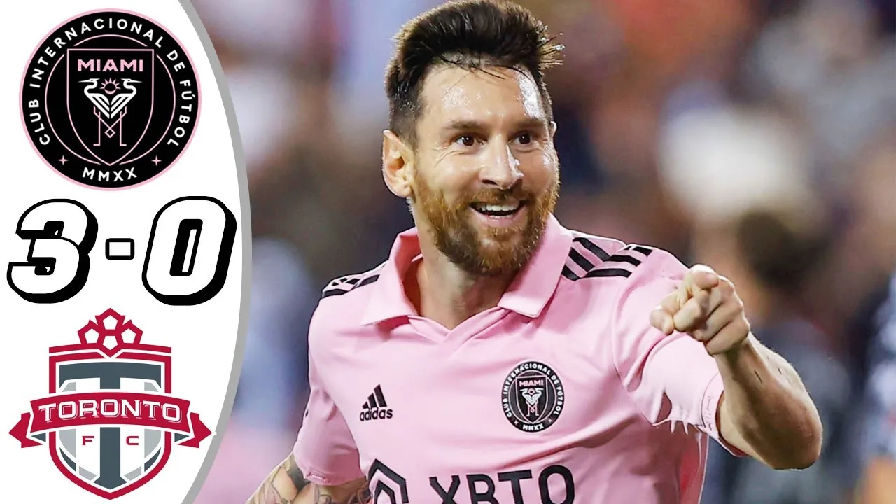 Messi 2 Goal  Inter Miami vs Toronto 3-0 – All Goals &