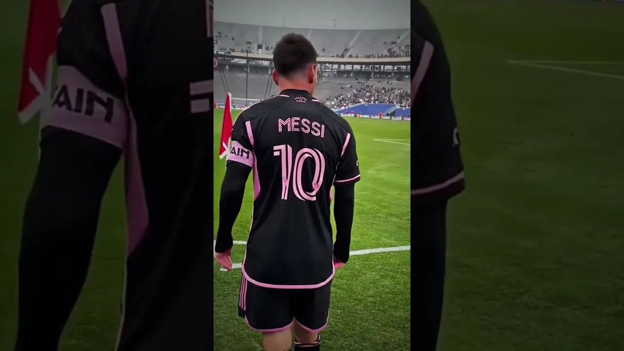 Casi gol olímpico de Leo Messi🔥