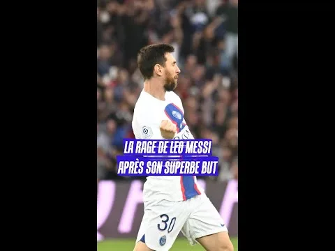 LA RAGE de Leo Messi après son superbe but 🔥 #shorts