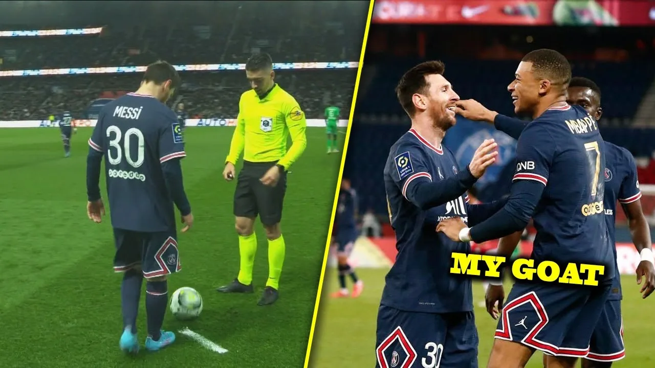 When Lionel Messi Surprised Kylian Mbappe