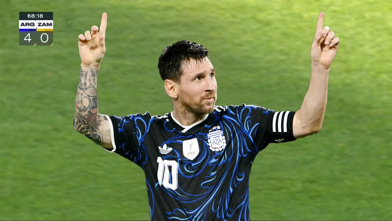 Messi contre Zambie | Masterclass 1 But & 1 Assist 🐐🔥 | 01/04/2026