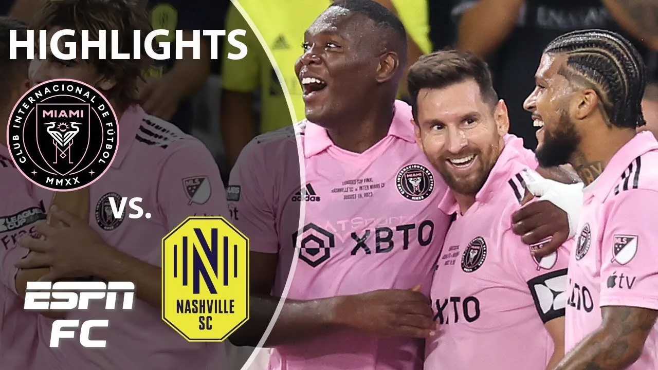 LIONEL MESSI & INTER MIAMI WIN LEAGUES CUP  | Full Game