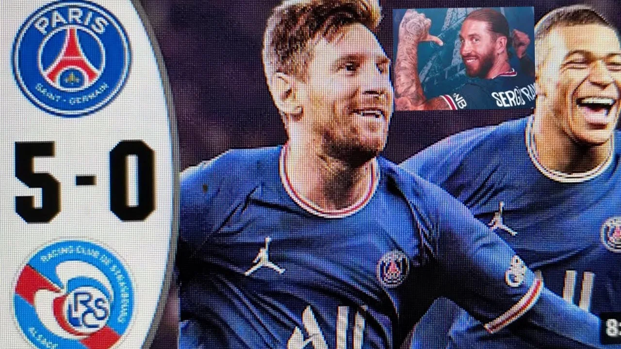 Leo Messi First match at PSG \#leomessi