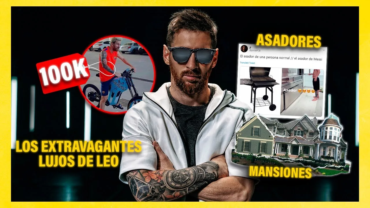 Los LUJOS MÁS EXTRAÑOS Y EXTRAVAGANTES de Lionel Messi
