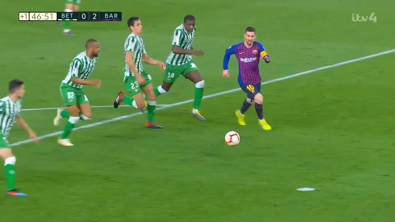 Lionel Messi vs Real Betis (Away) 2018-19 English Commentary