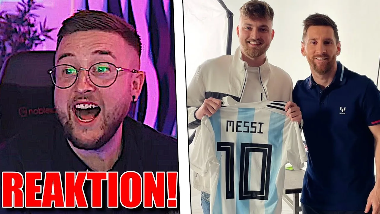 REAKTION auf ViscaBarca trifft LIONEL MESSI  Tisi Schubech