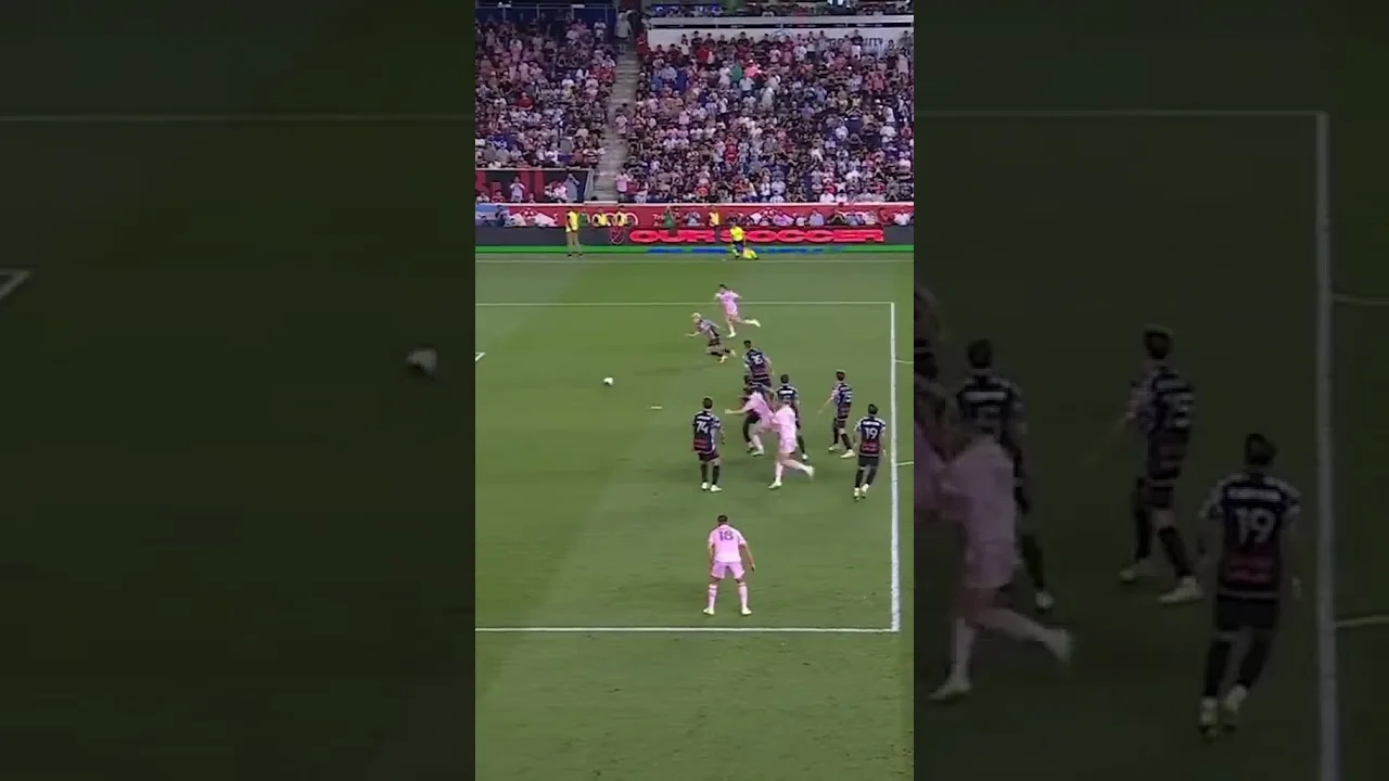 Cet angle de passe de Messi 😳 #shorts
