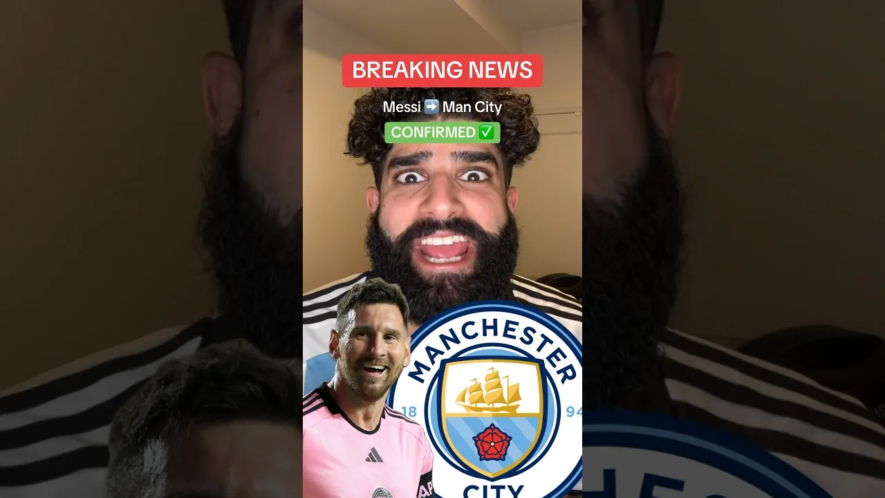 MESSI TO MANCHESTER CITY CONFIRMED ✅🩵