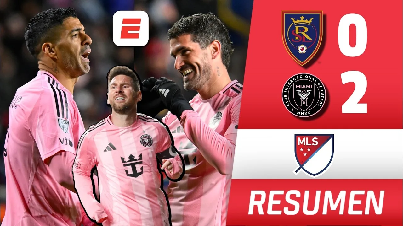 L’INTER MIAMI DE MESSI A GAGNÉ 2-0 contre REAL SALT LAKE avec de superbes buts de RODRIGO DE PAUL et LUIS SUÁREZ | MLS