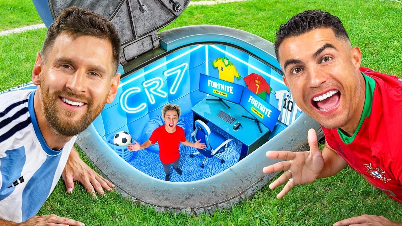 J’ai construit une pièce secrète pour Ronaldo vs Messi