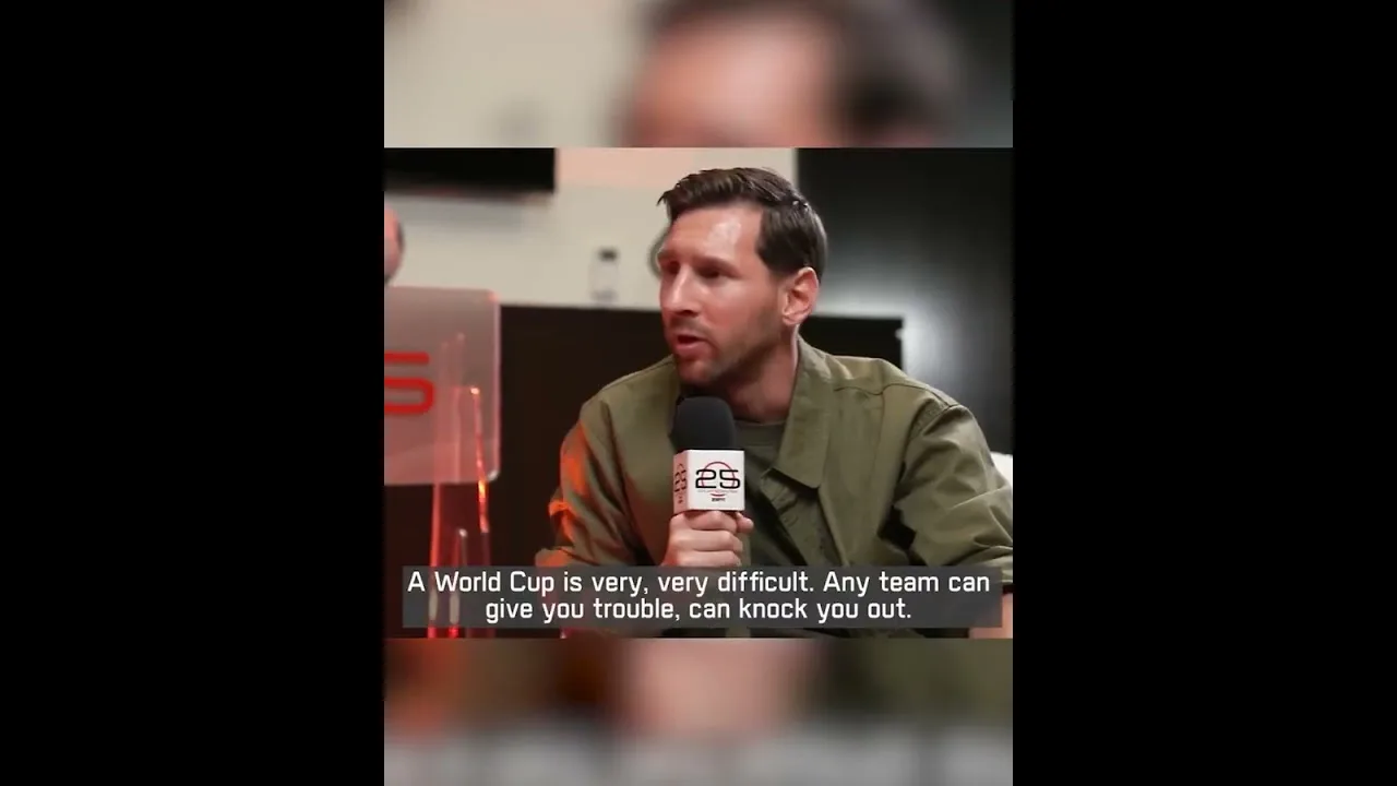 Lionel Messi parle de la possibilité que l’Argentine RÉPÉTE en tant que championne de la Coupe du monde