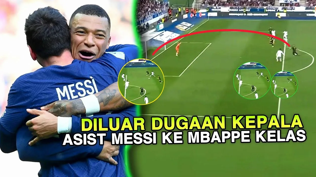 « GOL Otak Messi » saat Leo Messi Manjakan mbappe dengan asist