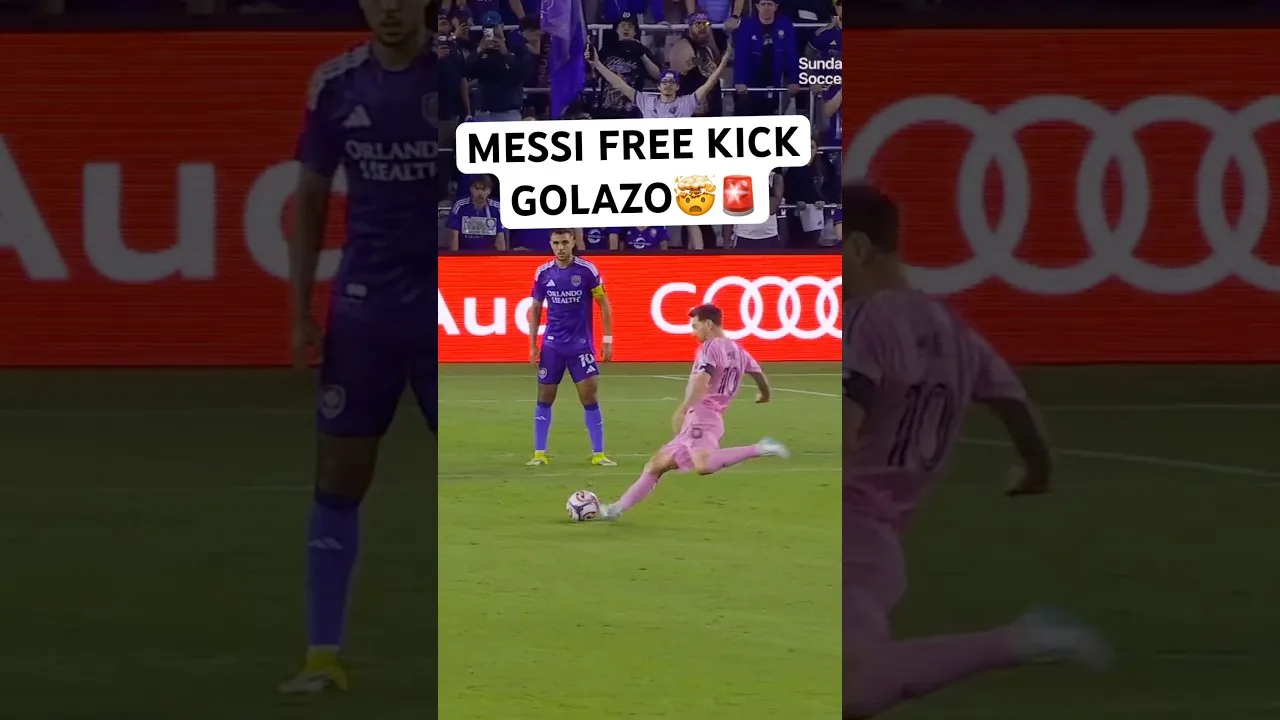 Messi PERCE le COUP FRANC directement🚨🍿