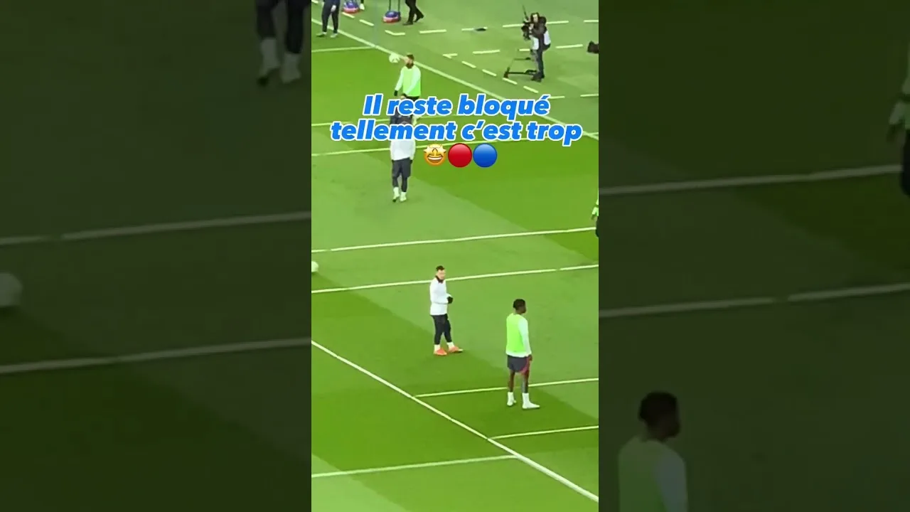 Leo Messi reste bloqué devant l’ambiance du Parc!
