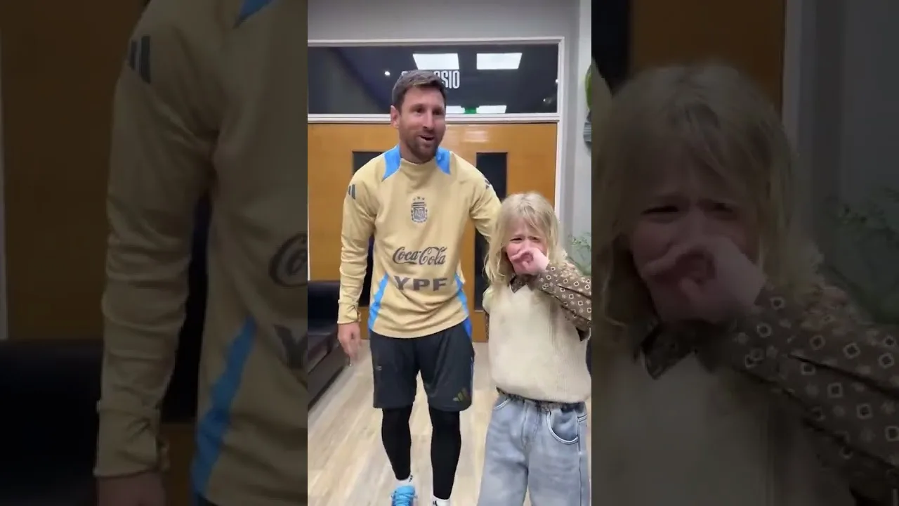 L’émotion de rencontrer Leo Messi 🥹 (via Mendozaflavio / IG) #Shorts | ESPN Sports