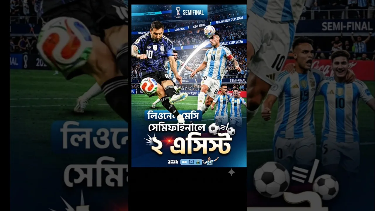 Les 2 passes décisives de Messi ! Des performances incroyables ! Lionel Messi assiste contre l’Angleterre | Argentine contre Angleterre