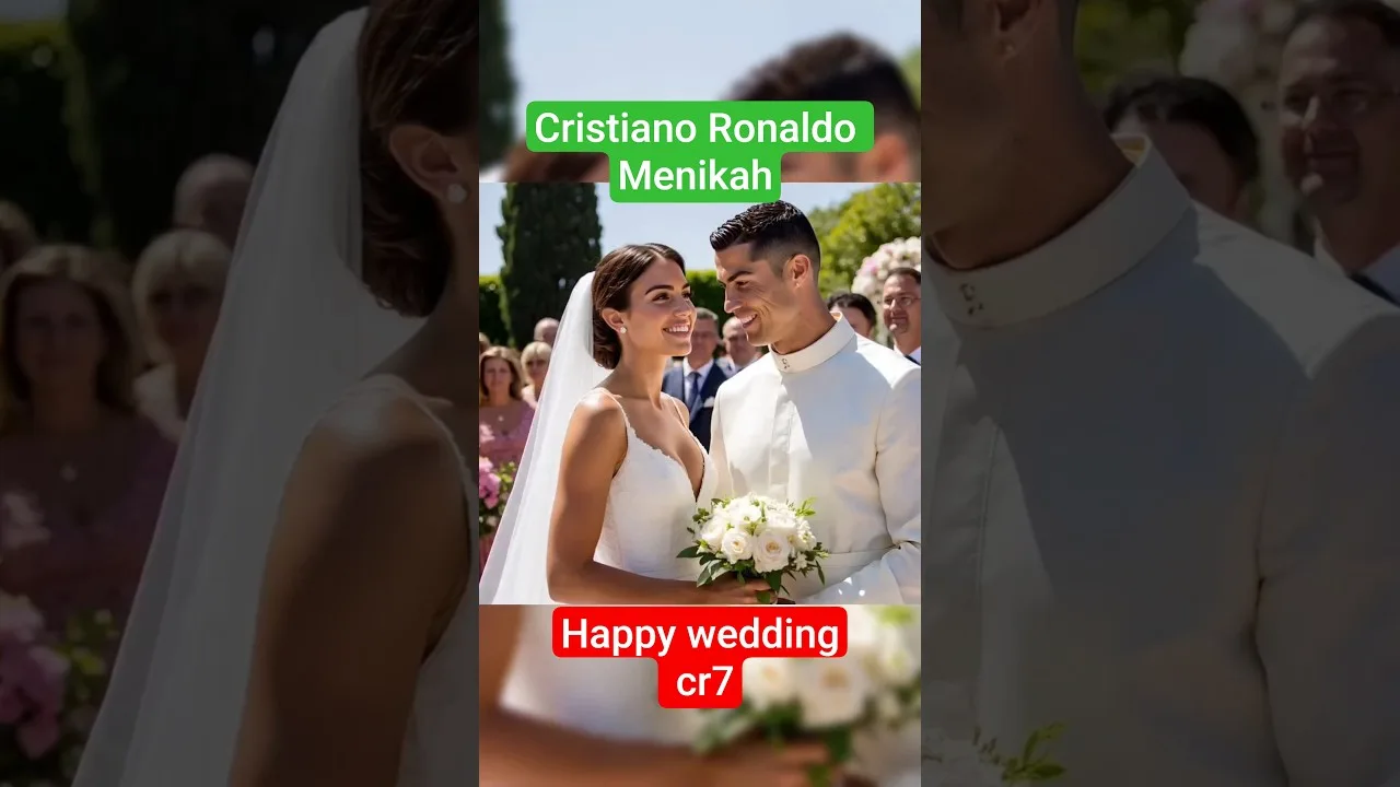 Lionel Messi a assisté au mariage de Cristiano Ronaldo # CR7 #Messi #shorts