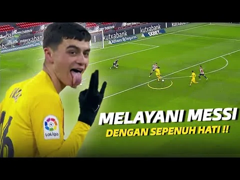 Sang Pelayan MessiLihatlah Bagimaan Pedri memanjakan
