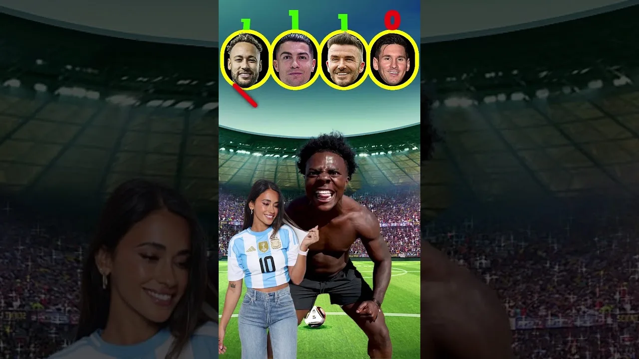 Cristiano Ronaldo, Lionel Messi, Neymar Jr, David Beckham 🤩🔥