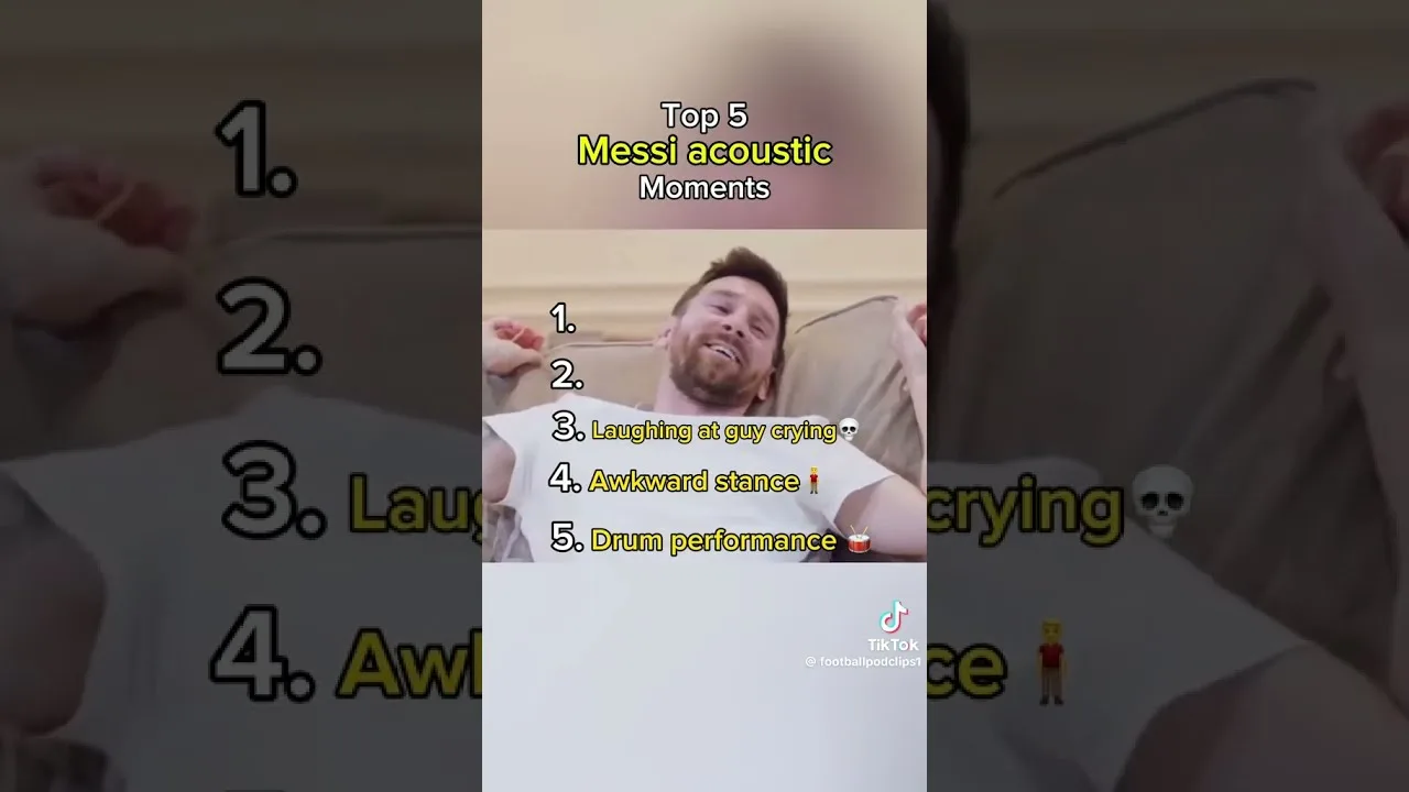 Messi acoustic moments