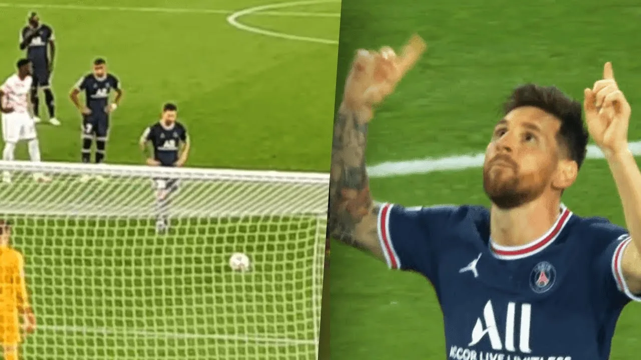 Lionel Messi Crazy Goal PSG vs Leipzig Fans Reaction