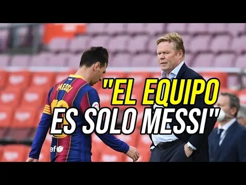 LIONEL MESSI TRAS LA DERROTA DE BARCELONA EN CAMP NOU ANTE