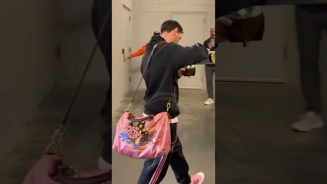 Leo Messi surpris avec son incroyable sac 😱#leomessi #messi #intermiami #futbol #mls