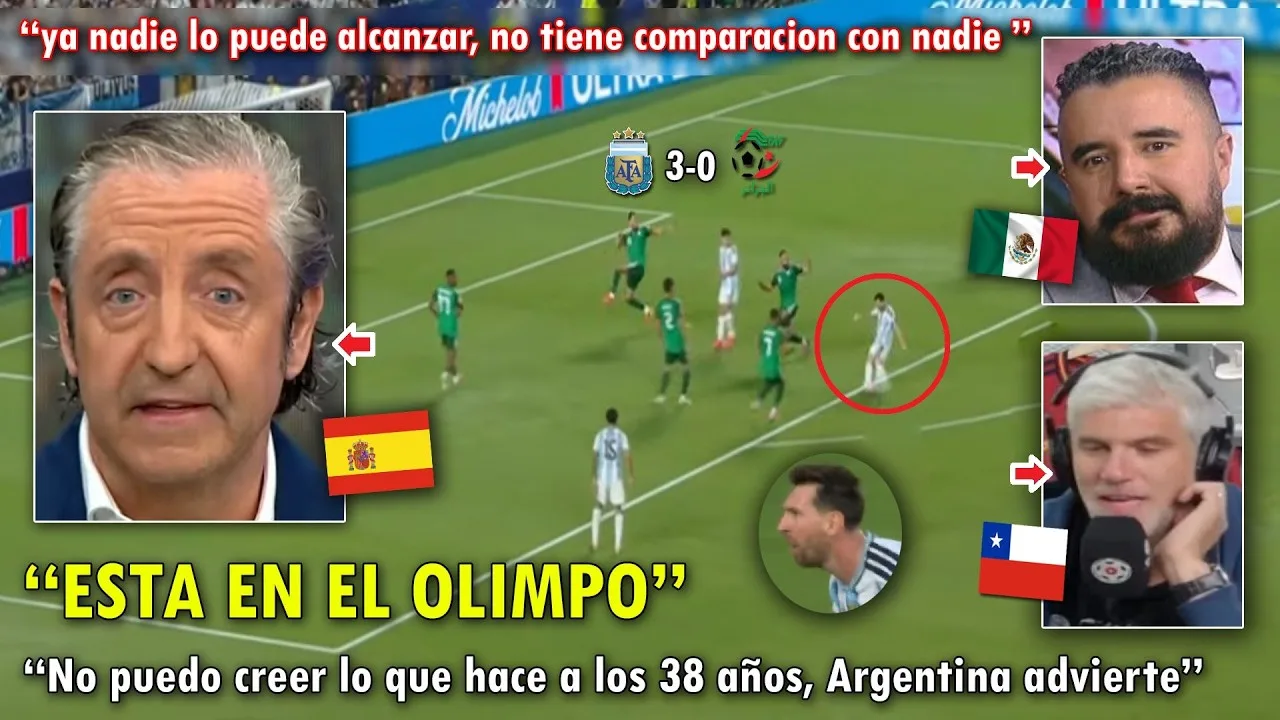 « MESSI FOREVER » LES JOURNALISTES ESPAGNOLS ET MONDIAUX SE RENDENT APRÈS LE TOUR DU HAT DE LIONEL MESSI AUJOURD’HUI