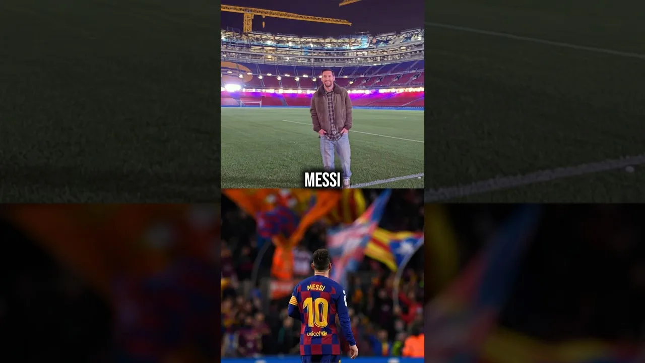 Lionel Messi a visité secrètement le nouveau Camp Nou 🤩💙❤️ #messi #fcbarcelona #campnou #leomessi