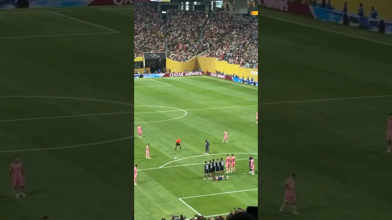 Leo Messi Free Kick contre PSG. Le maître décevant ses fans 😄 PSG vs inter Miami 4-0 CWC 2025