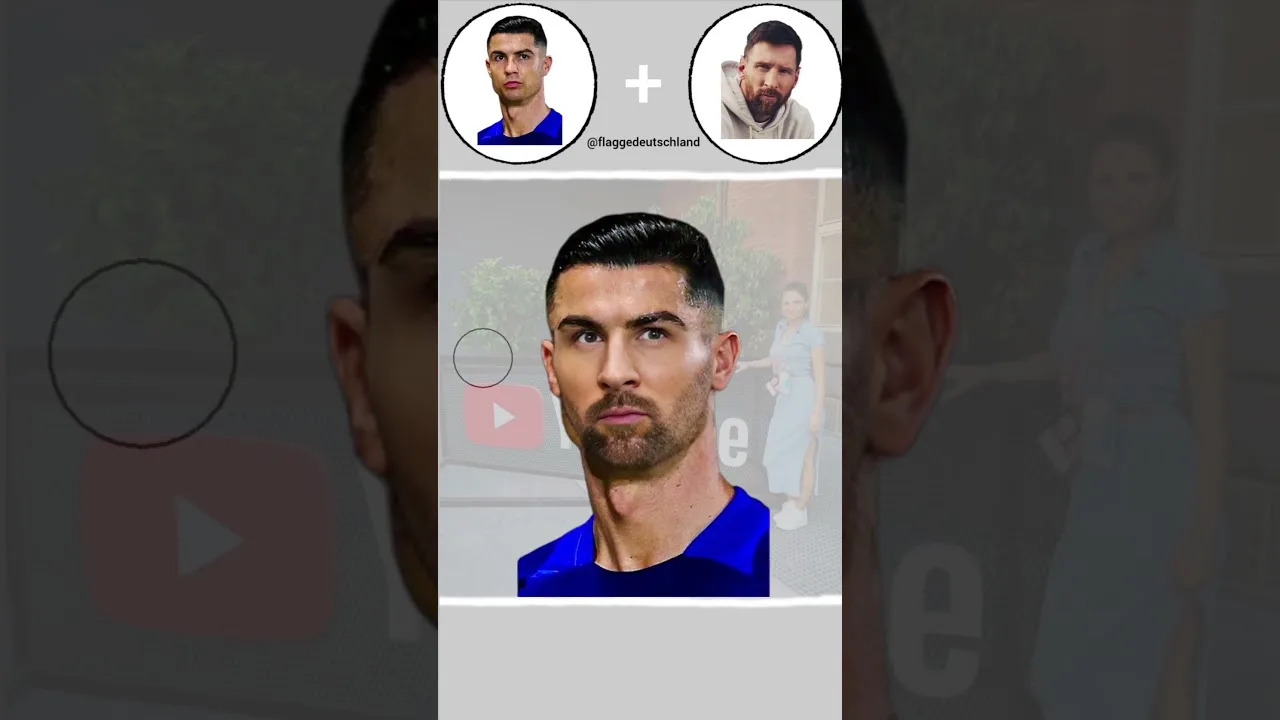 Fusion between Cristiano Ronaldo + Lionel Messi 🪄