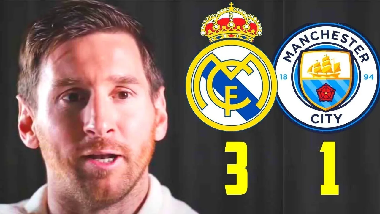 ¡LA REACCIÓN DE MESSI EN EL PARTIDO REAL MADRID MANCHESTER