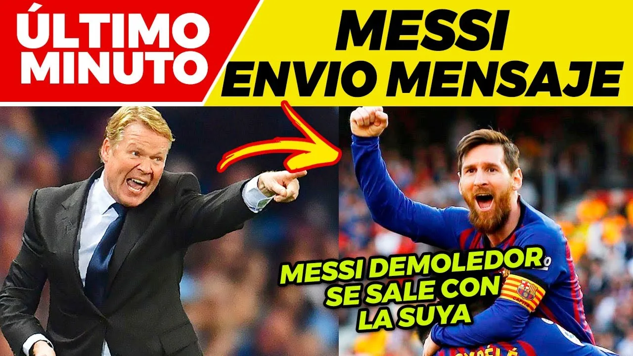 MARAVILLOSA NOTICIA de LEO MESSI, ¡LO VOLVIÓ A HACER!