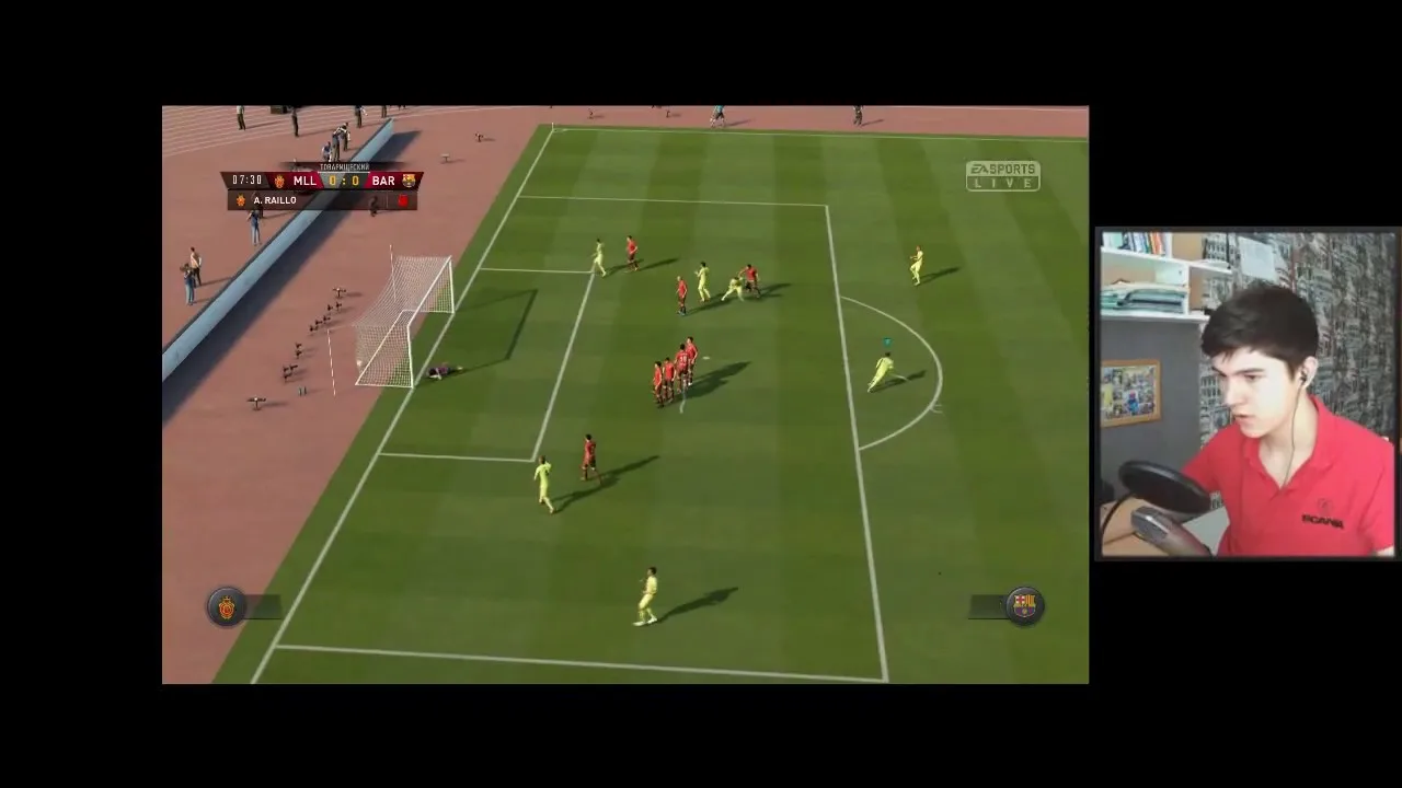 Leo Messi goal from standart on my stream