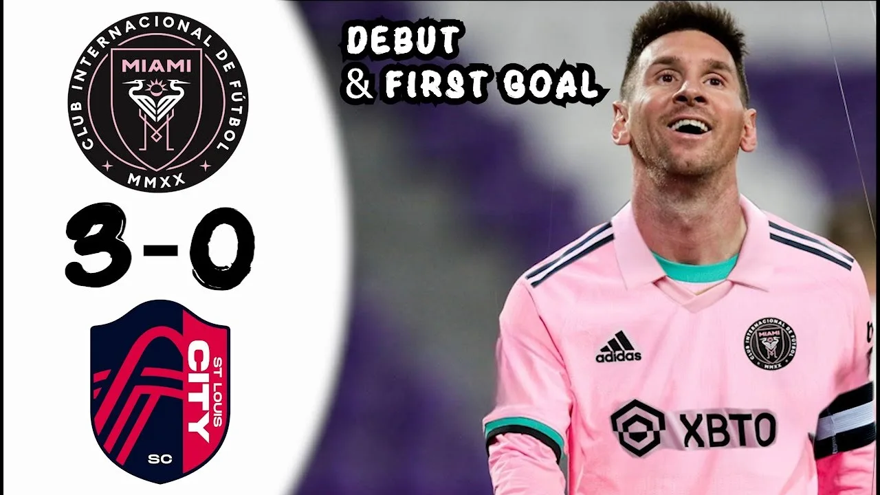 Lionel Messi debut for inter miami  ● First goal (HD)
