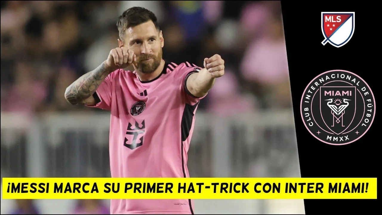 AU NIVEAU DE DIEU. Lionel MESSI réussit son PREMIER TOUR DU HAT avec l’INTER MIAMI lors de la victoire contre Revolution | MLS