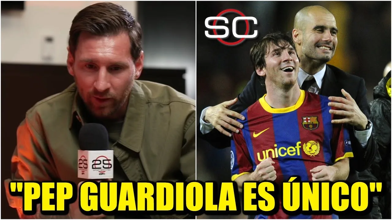 Lionel Messi se rend à Pep Guardiola et le désigne comme le MEILLEUR DE TOUS : « Il est unique »