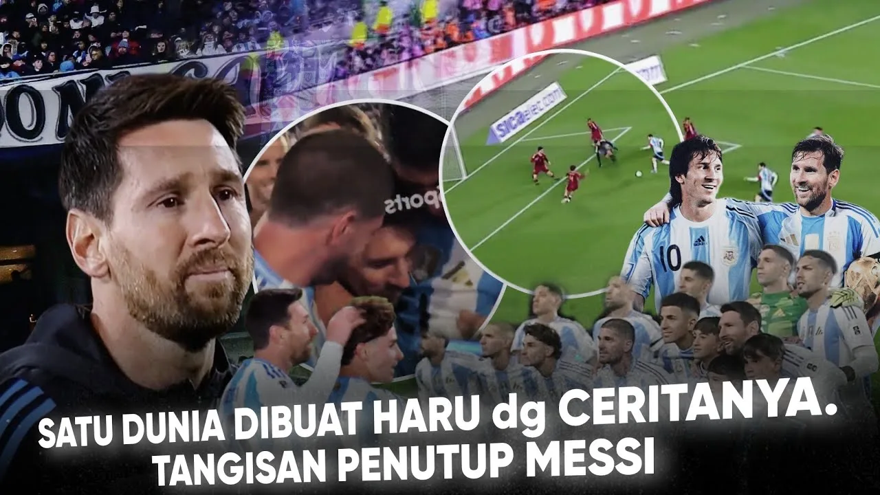 Comment se fait-il que ce soit ça! « Messi a été surpris à pleurer avant le coup d’envoi » Messi dernier match en Argentine