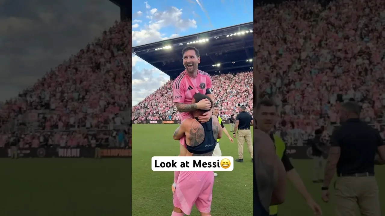 That Messi winning smile😄❤️