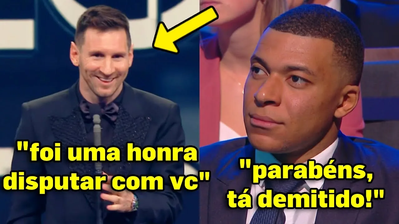 LIONEL MESSI DÁ SHOW DE HUMILDADE EM SEU DISCURSO NO PRÊMIO