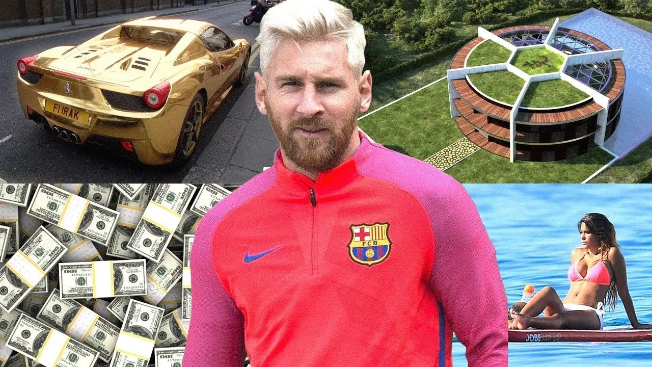 LUXOS EXAGERADOS DE LIONEL MESSI