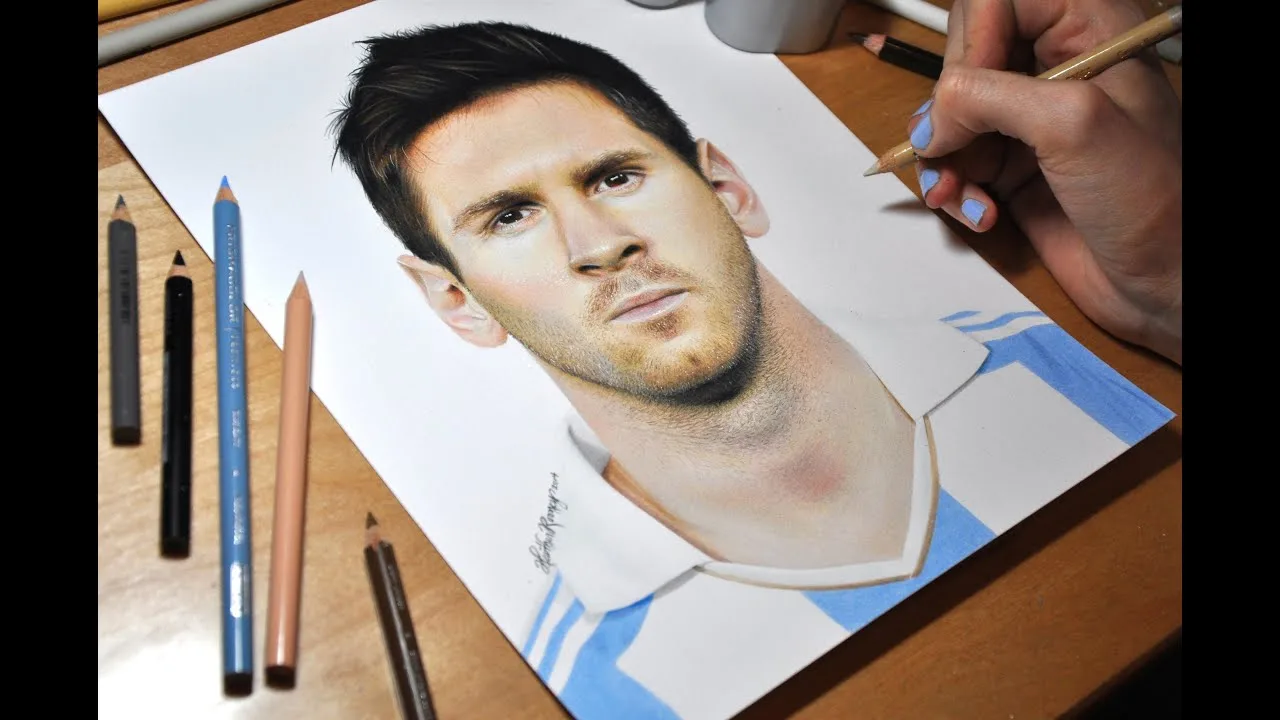 Drawing Lionel Messi