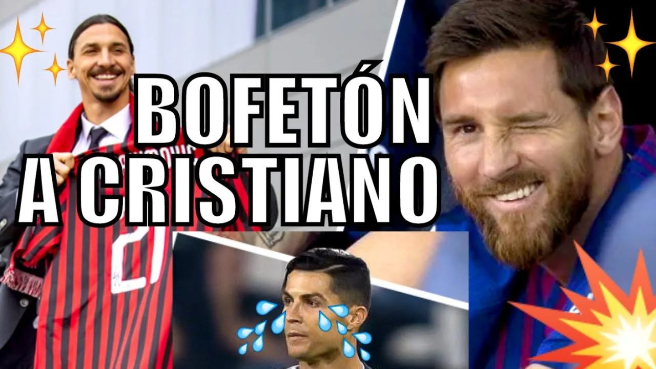 ?IBRA ?DESTRUYE? A CRISTIANO y ALABA a LEO MESSI?