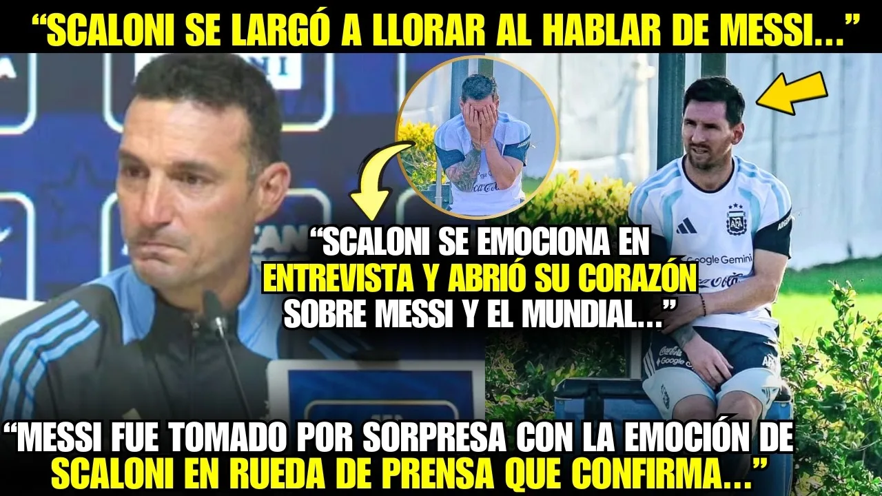 😱WOW! REGARDEZ LA RÉACTION DE MESSI AUX MOTS PASSIONNANTS DE SCALONI À PROPOS DE SA DERNIÈRE COUPE DU MONDE !