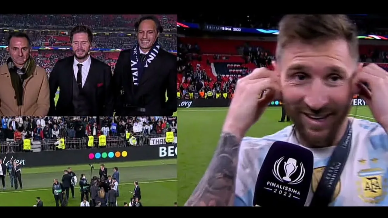 LEO MESSI Y ARGENTINA CAMPEÓN DE LA FINALISSIMA