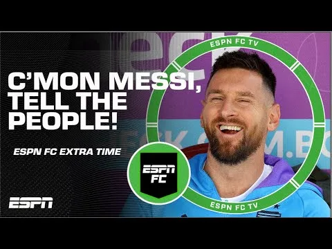 Should Lionel Messi have SAID SOMETHING SOONER when missing