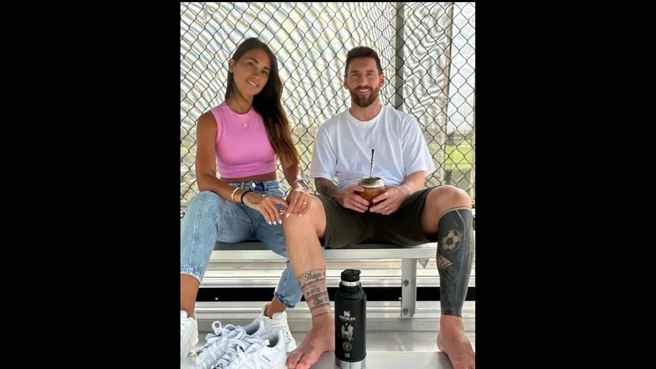 Leo Messi et Antonella Roccuzzo | Nouvelle vidéo Messi | S0159 #football #shorts