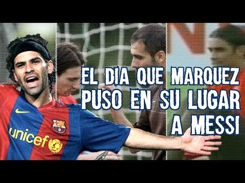 Conoce el día que Rafa Márquez REGAÑÓ a Leo Messi,