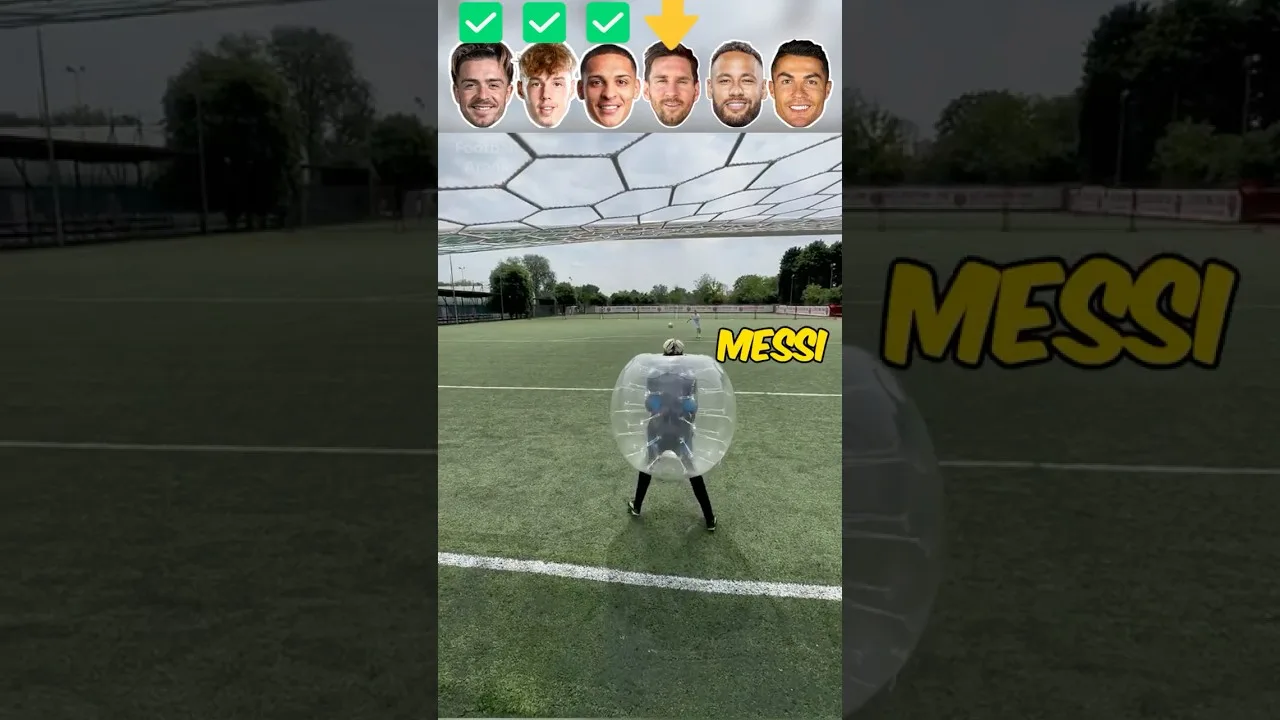GRENISH VS PALMER VS Antony vs Messi vs Neymar vs Ronaldo Goal Garden Challenge
